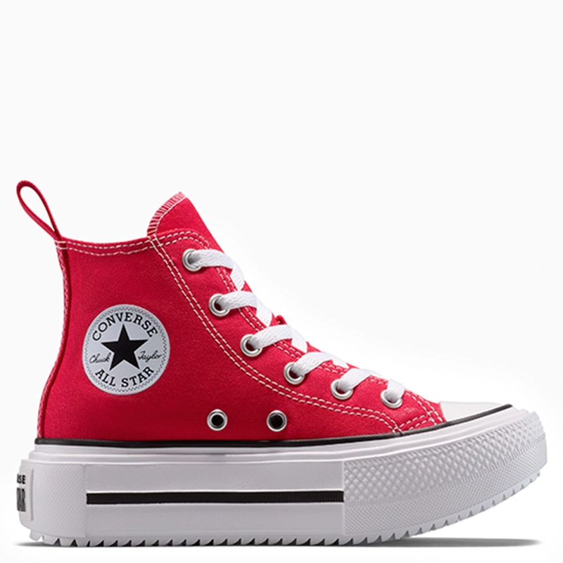 ZAPATILLAS NIÑO CONVERSE URBANAS ROJO CHUCK TAYLOR ALL STAR LIFT DOUBLE STACK - 1