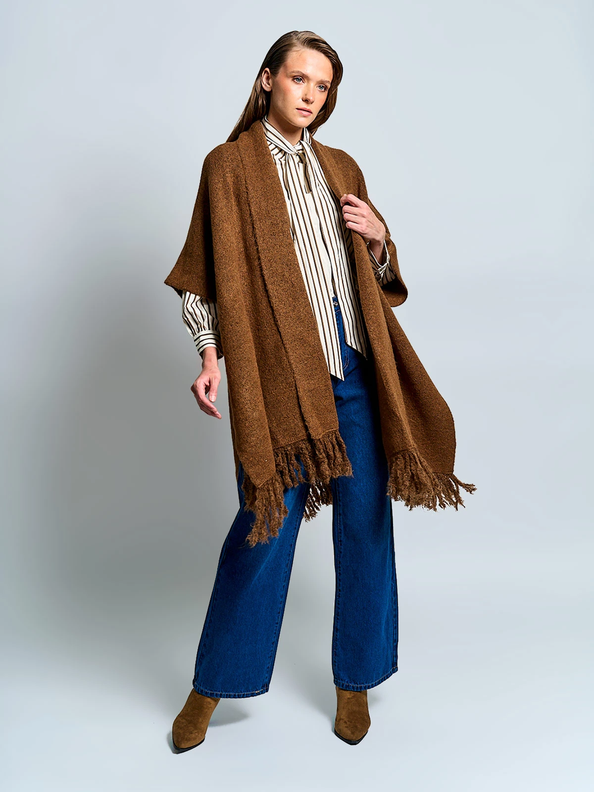 SWEATER MUJER MARQUIS TIPO PONCHO - 4
