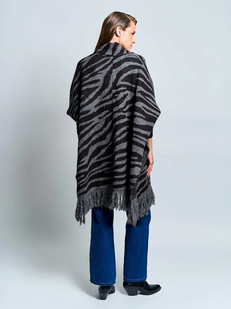 SWEATER MUJER MARQUIS TIPO PONCHO - 2