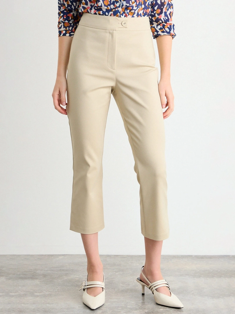 PANTALÓN MUJER IO ALGODÓN CAPRI - 3