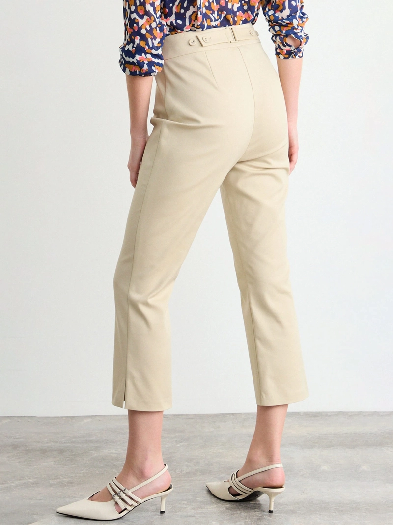 PANTALÓN MUJER IO ALGODÓN CAPRI - 4