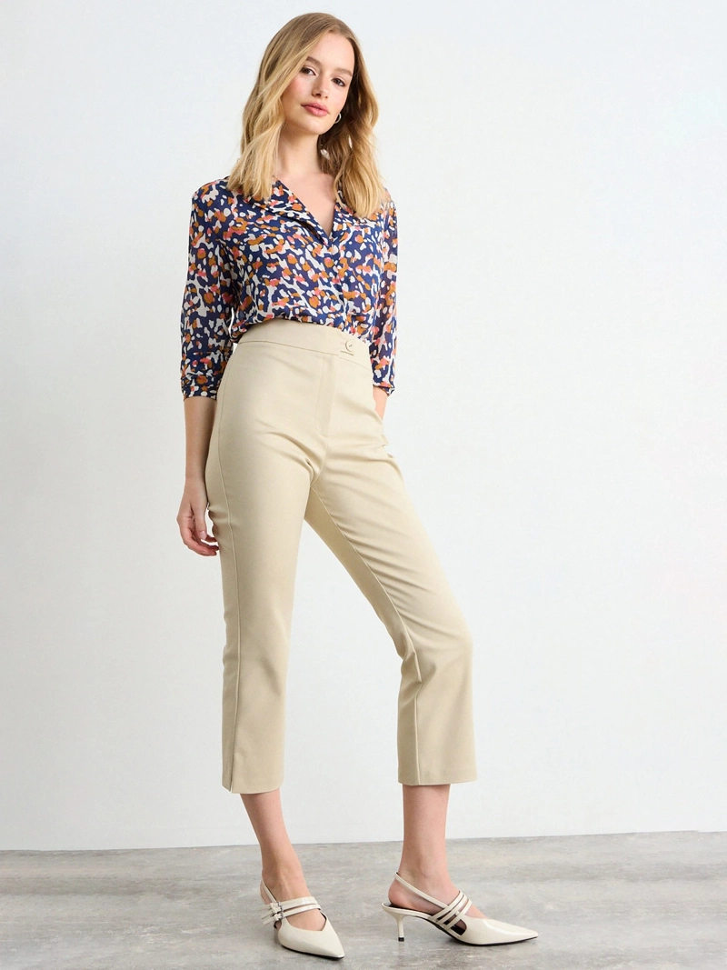 IO PANTALÓN MUJER IO ALGODÓN CAPRI