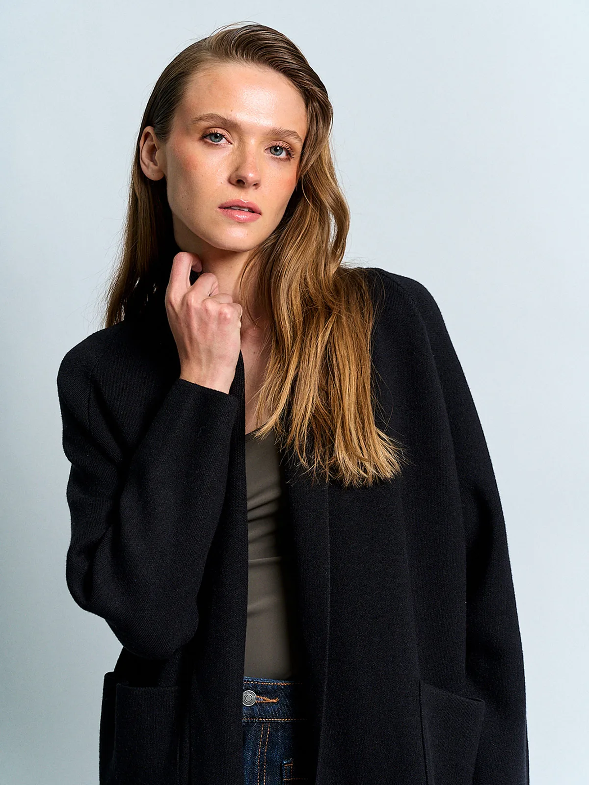 SWEATER MUJER MARQUIS TIPO ABRIGO - 3