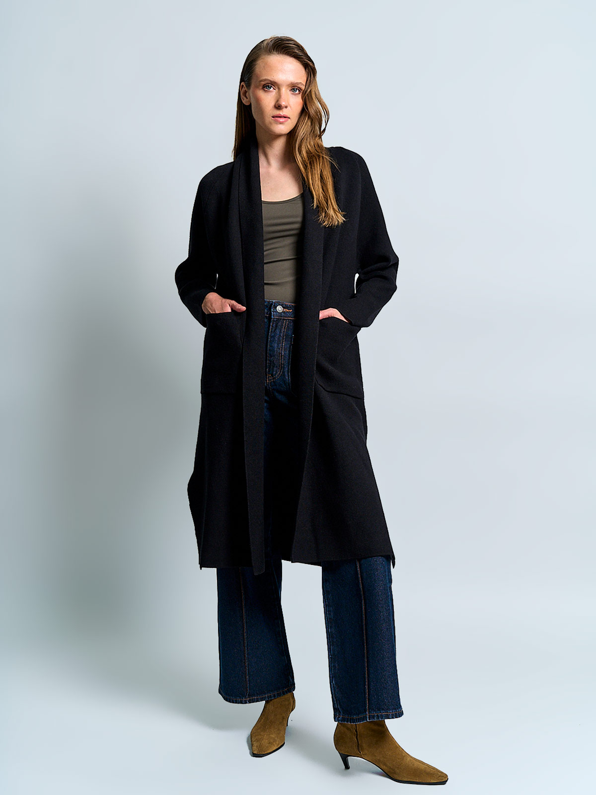 SWEATER MUJER MARQUIS TIPO ABRIGO - 4