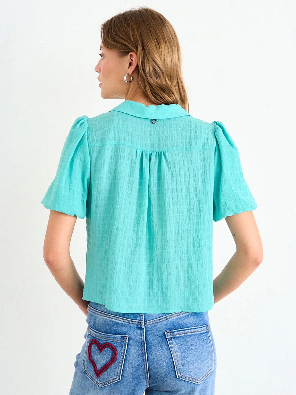 BLUSA MUJER IO CROP MANGAS - 4