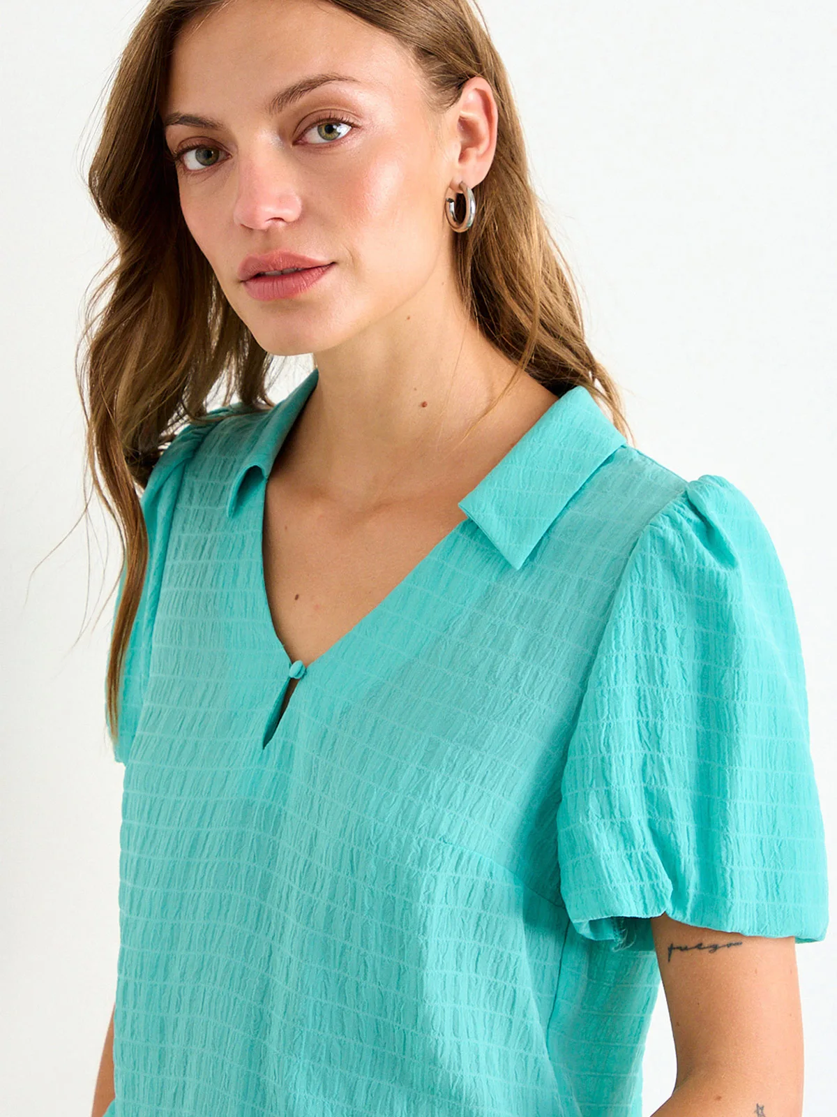 BLUSA MUJER IO CROP MANGAS - 5