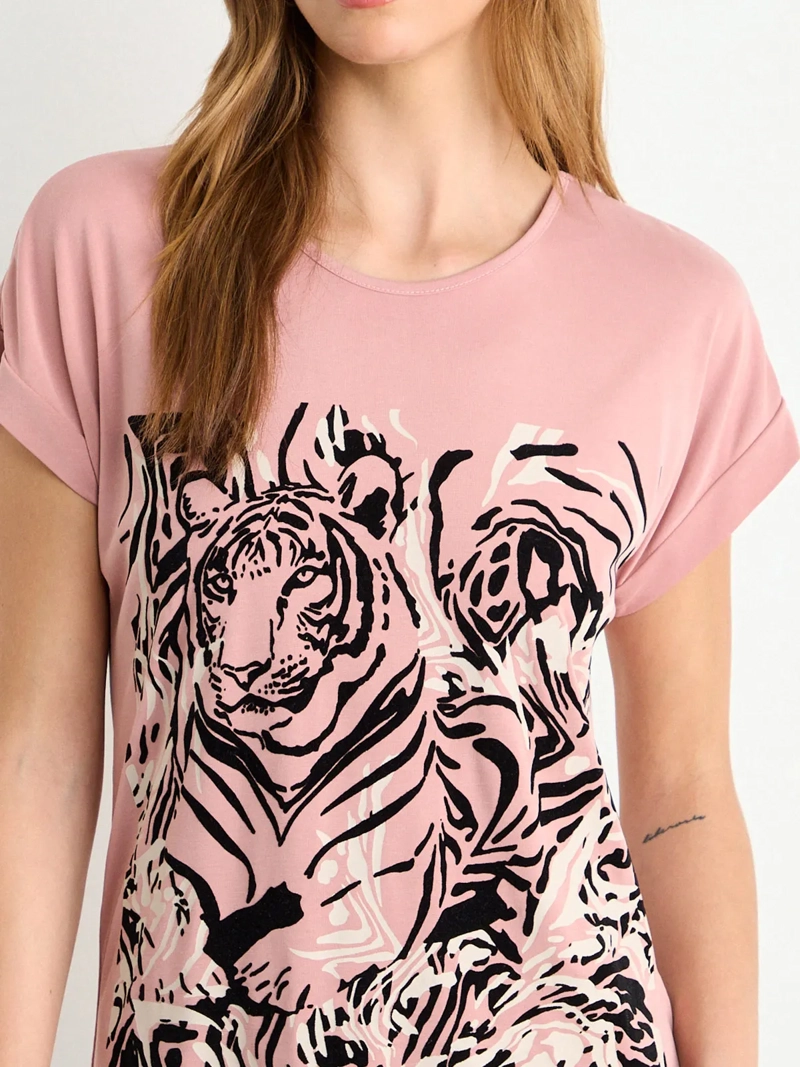 POLERA MUJER IO ESTAMPADA - 5