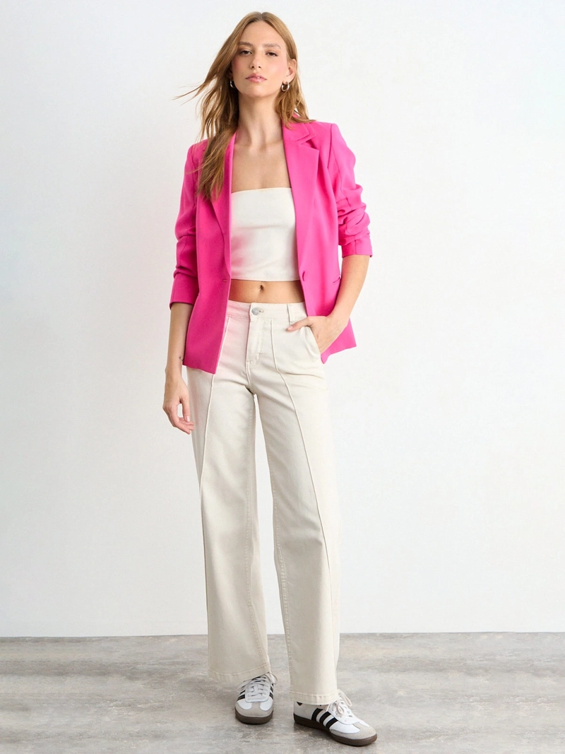 BLAZER MUJER IO CUELLO DOBLE - 1