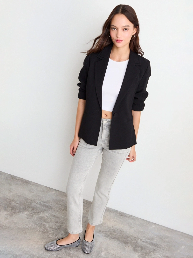 BLAZER MUJER IO CUELLO DOBLE - 1