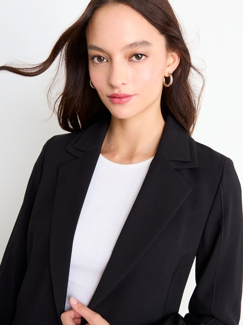 BLAZER MUJER IO CUELLO DOBLE - 5