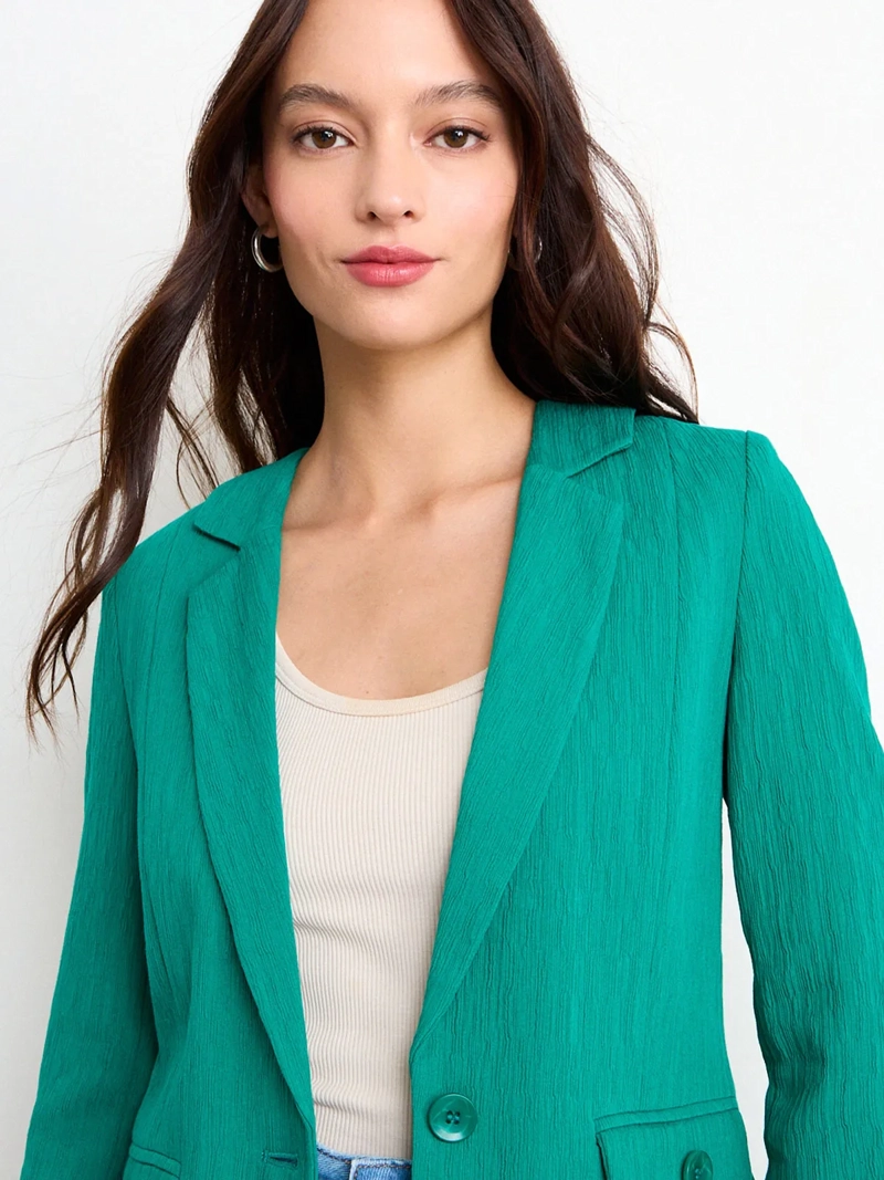 BLAZER MUJER IO MANGA 3/4 CROP - 5