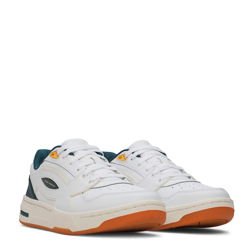 ZAPATILLAS HOMBRE UNDER ARMOUR URBANO BLANCO FLEX CUERO - 3