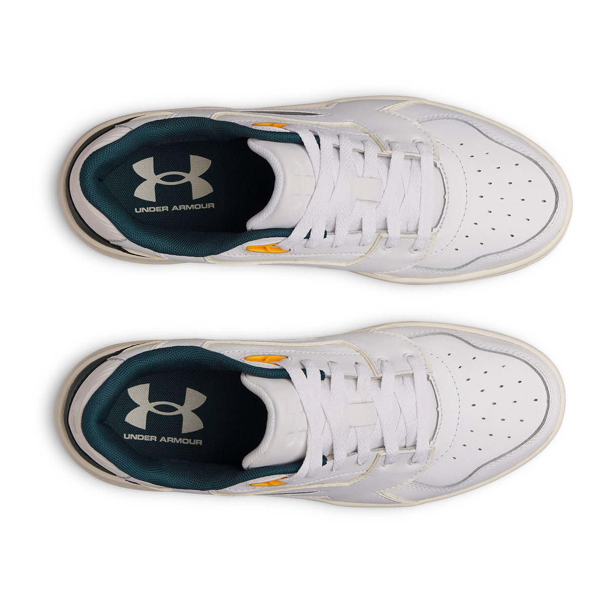 ZAPATILLAS HOMBRE UNDER ARMOUR URBANO BLANCO FLEX CUERO - 4