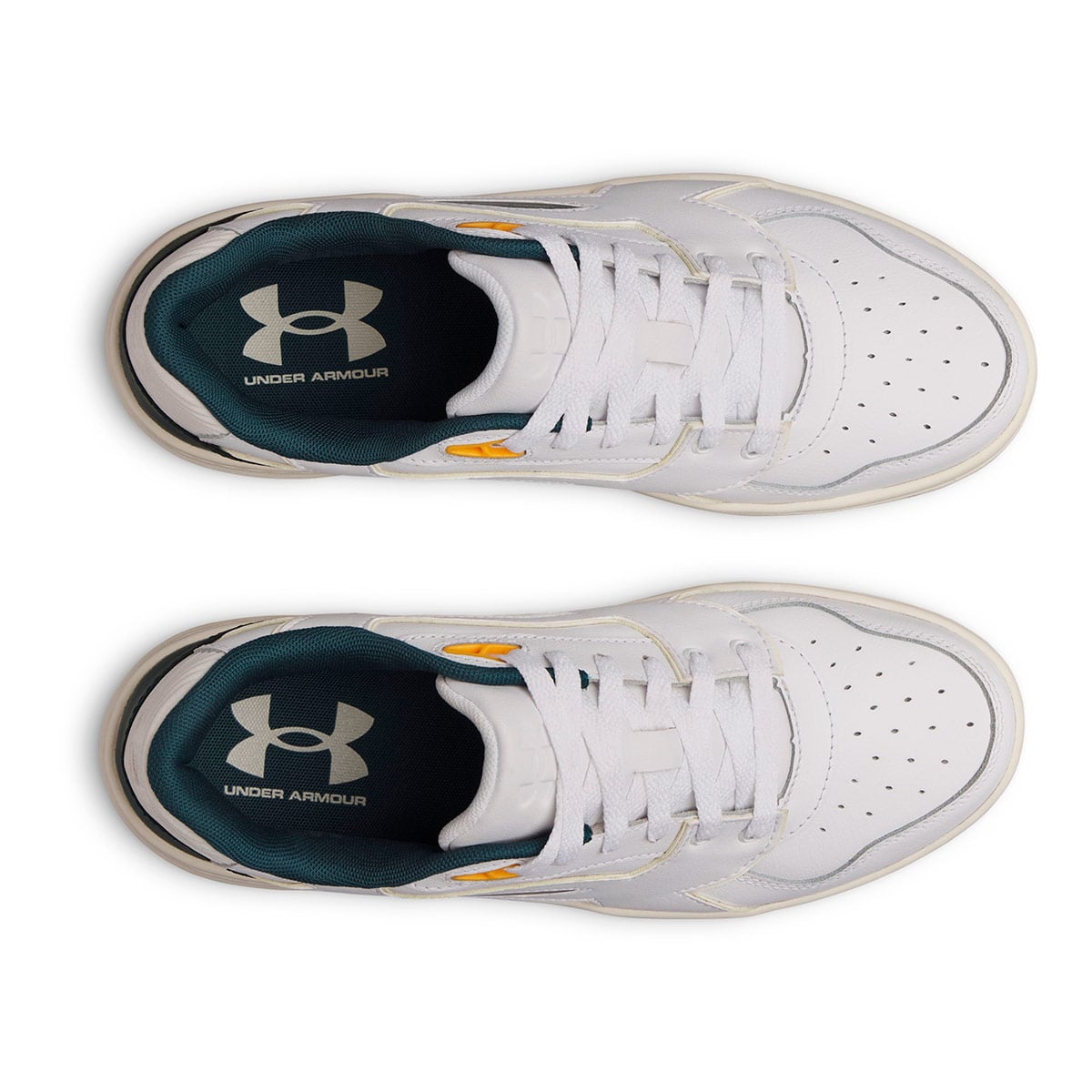 ZAPATILLAS HOMBRE UNDER ARMOUR URBANO BLANCO FLEX CUERO - 4