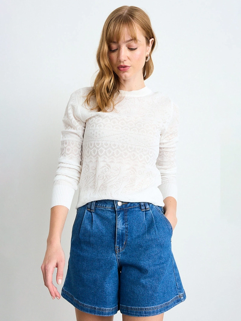 SWEATER MUJER IO LISO - 3