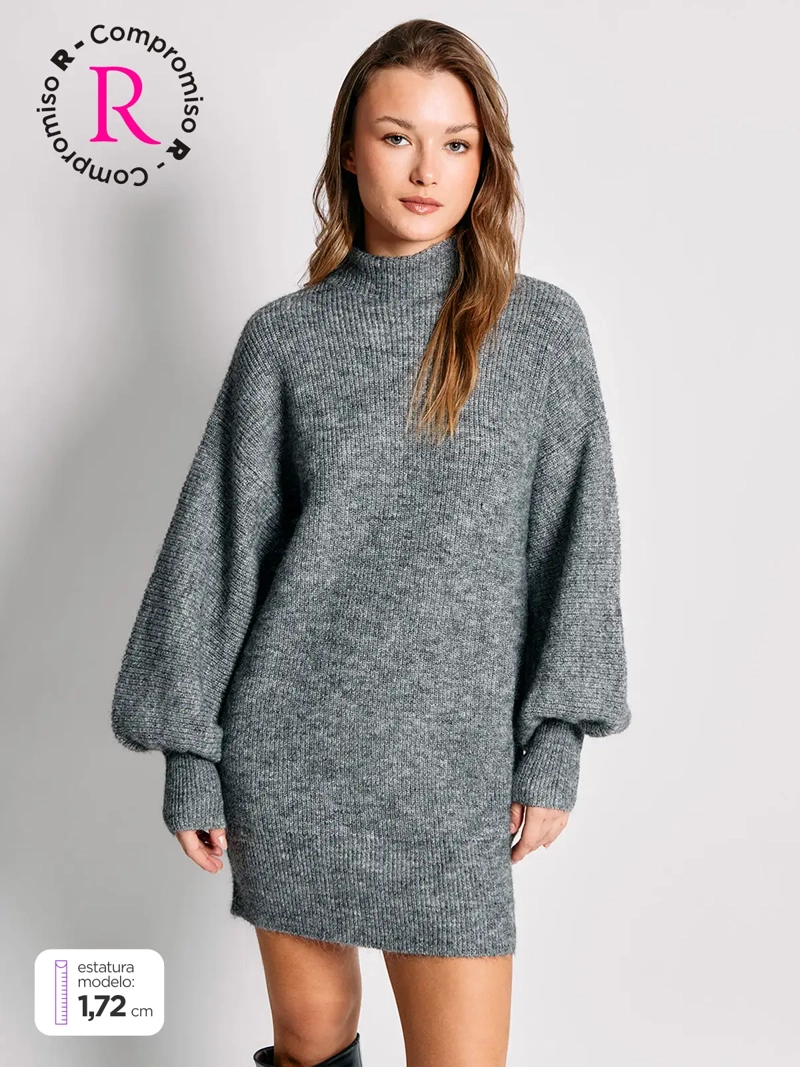 VESTIDO MUJER INDEX CORTO TEJIDO - 2