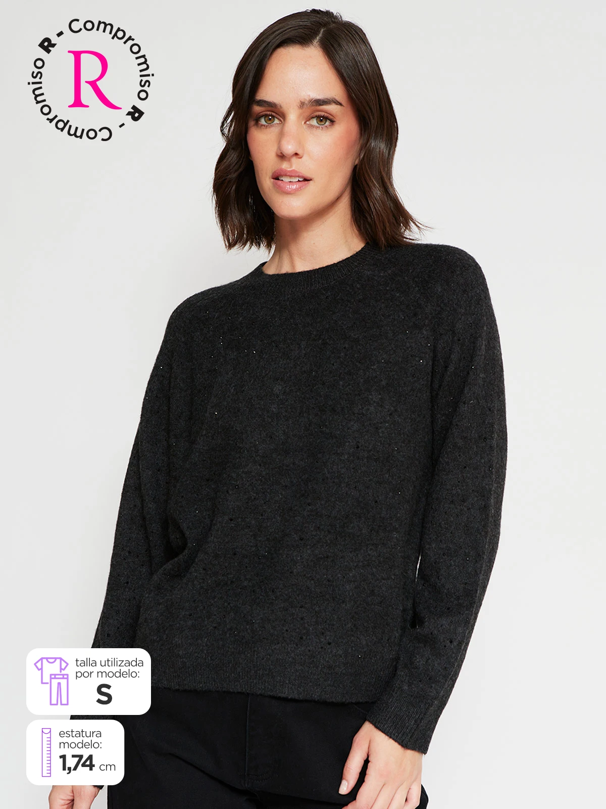 SWEATER MUJER MARQUIS BRILLOS - 1