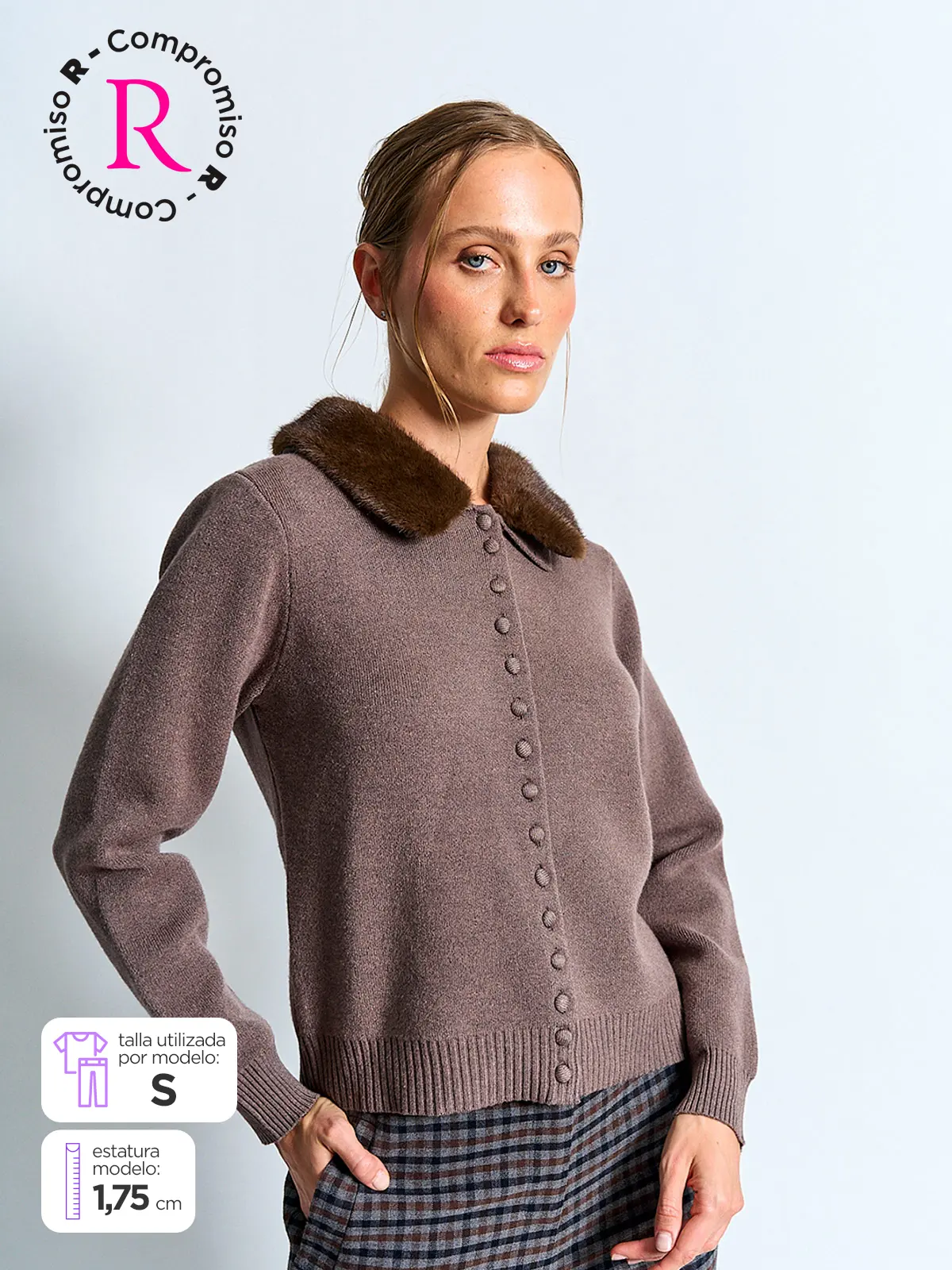 CARDIGAN MUJER MARQUIS PELOS - 1
