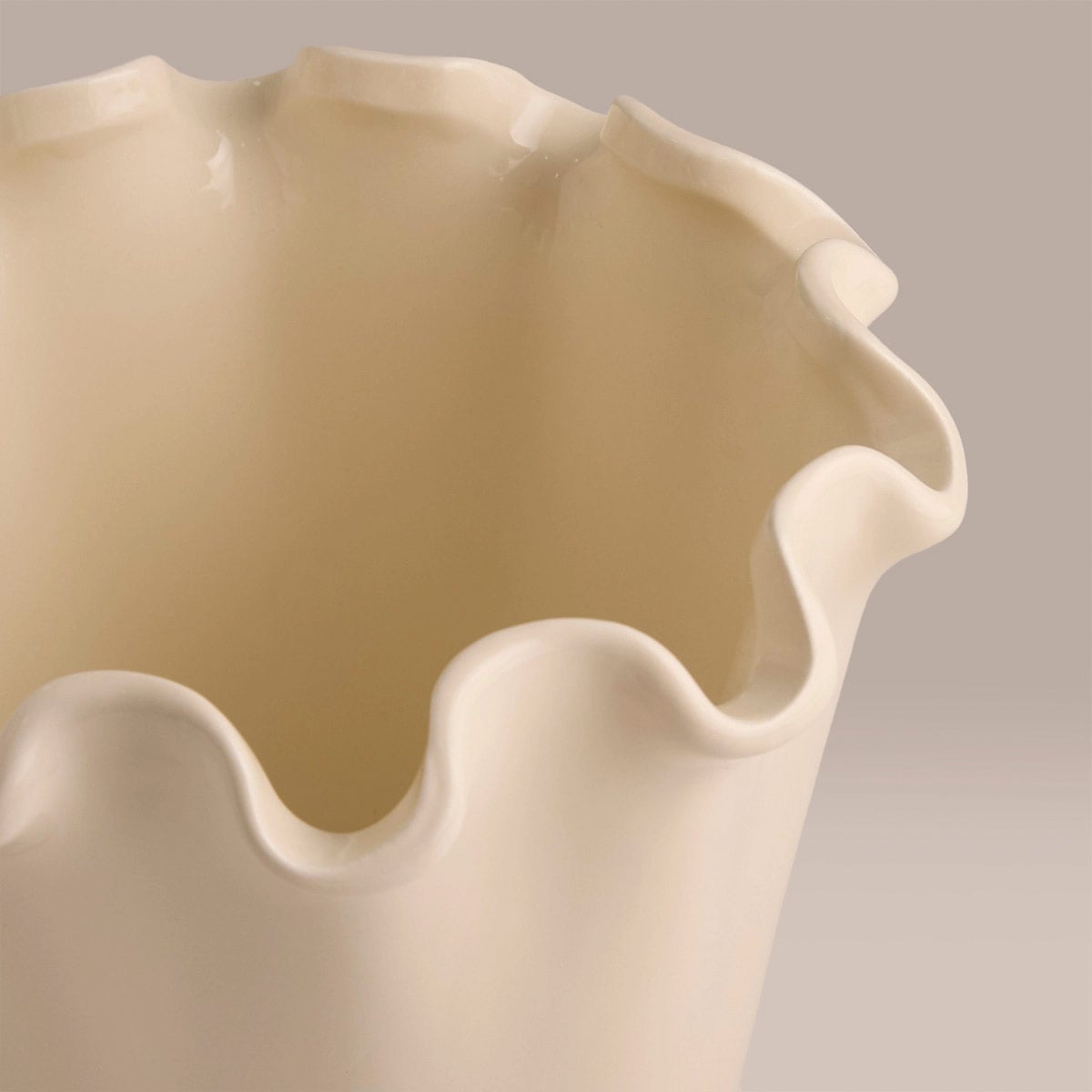 MACETERO RIPLEY HOME BORDE ONDAS BLANCO 18.5 CM - 3