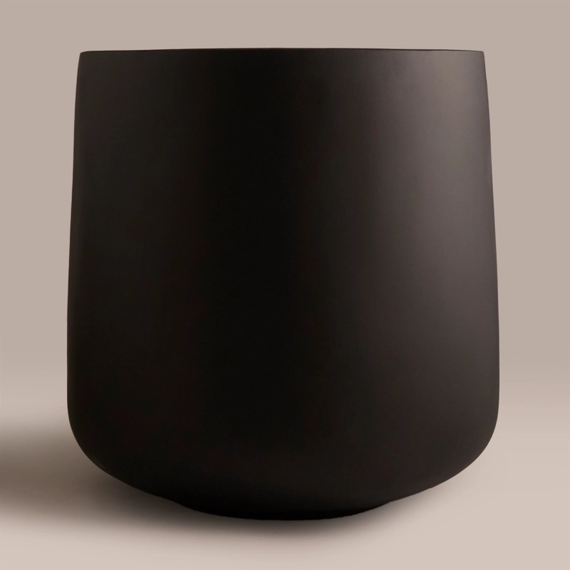 MACETERO RIPLEY HOME LISO NEGRO 33 CM - 1