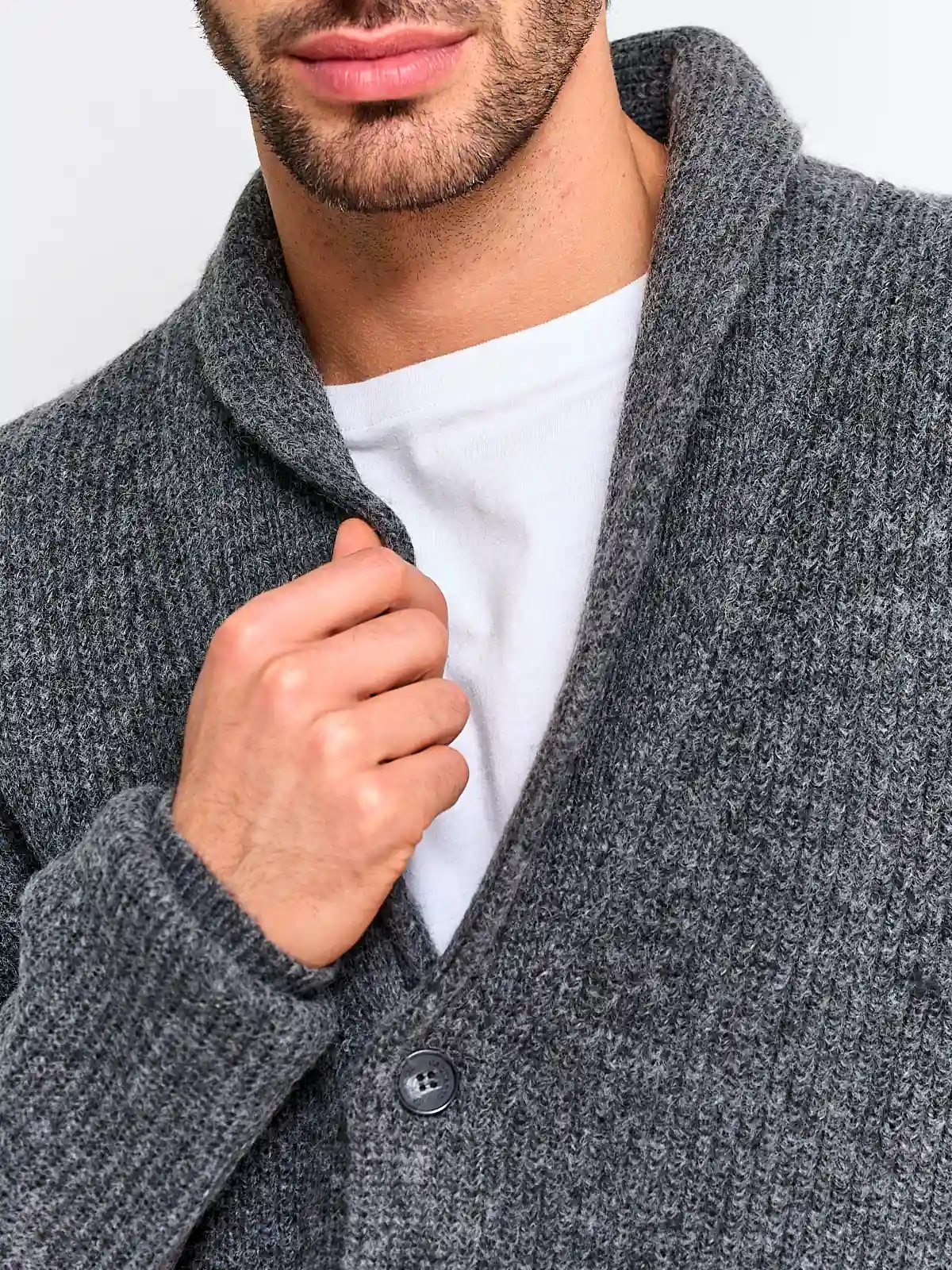 CARDIGAN HOMBRE CACHAREL LANA - 3