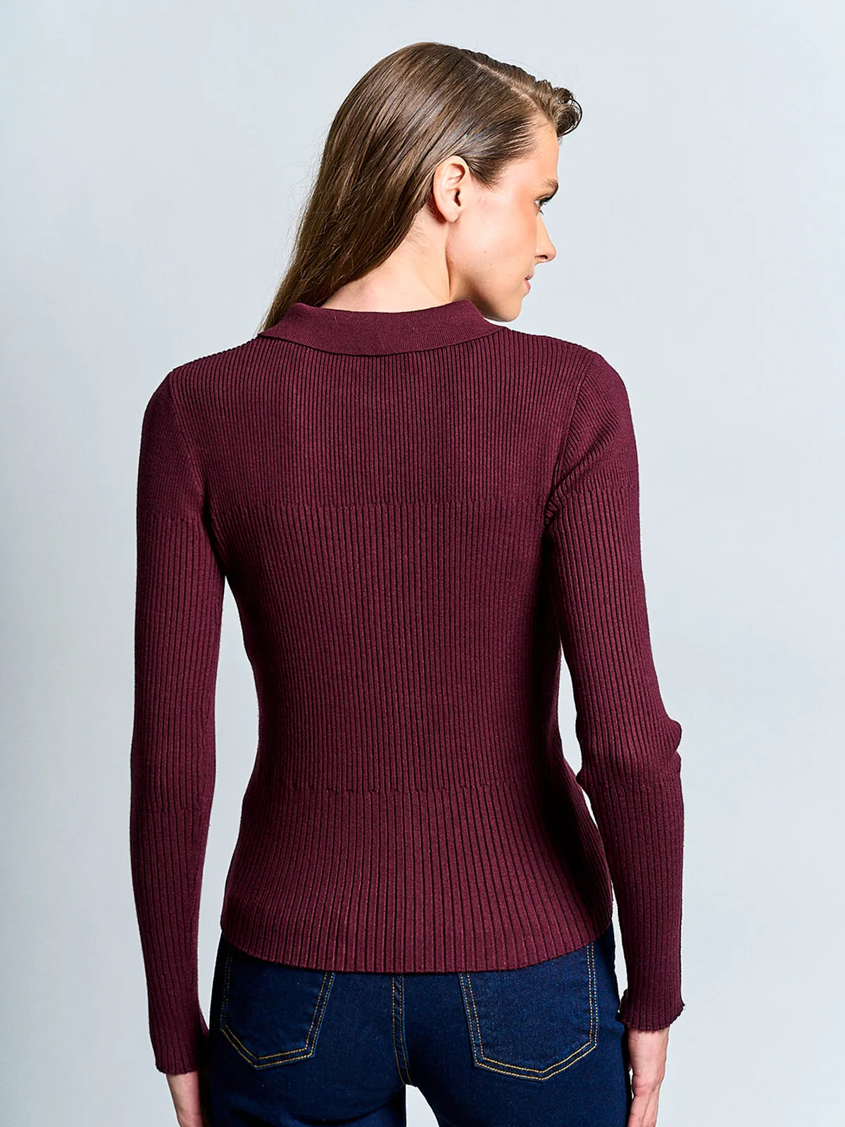 SWEATER MUJER MARQUIS CUELLO POLO - 2