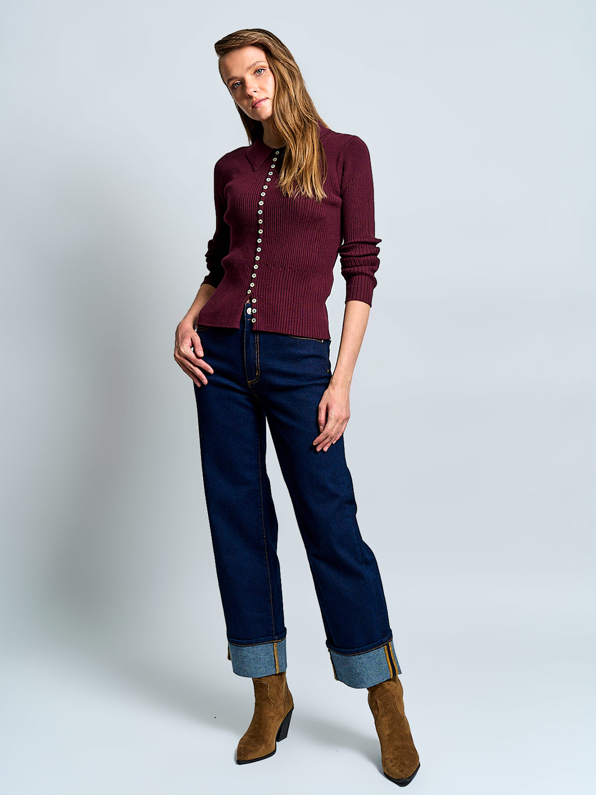 SWEATER MUJER MARQUIS CUELLO POLO - 4