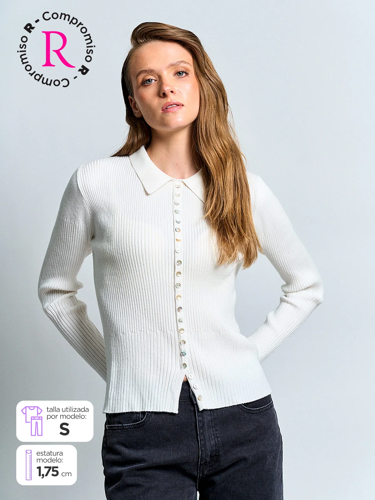 SWEATER MUJER MARQUIS CUELLO POLO - 1