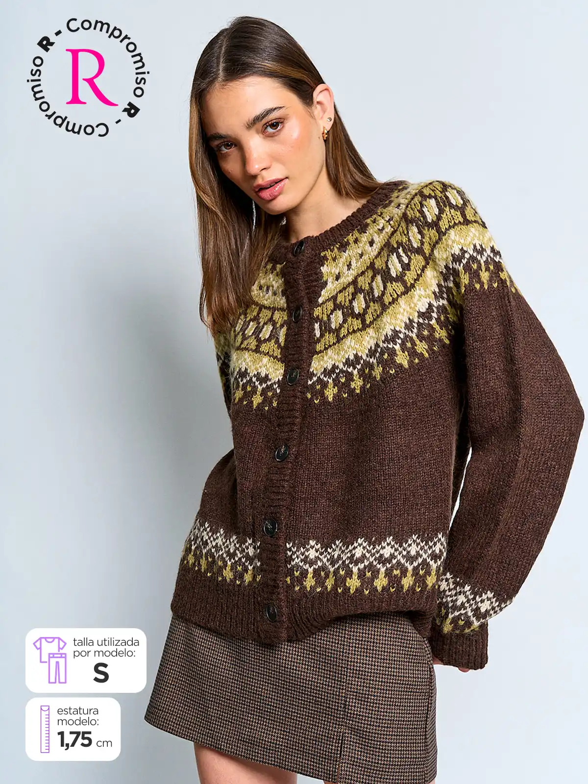 SWEATER MUJER INDEX MANGA LARGA DISEÑO - 2