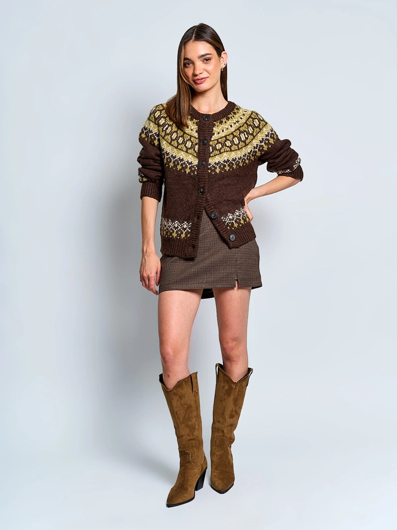 SWEATER MUJER INDEX MANGA LARGA DISEÑO - 5