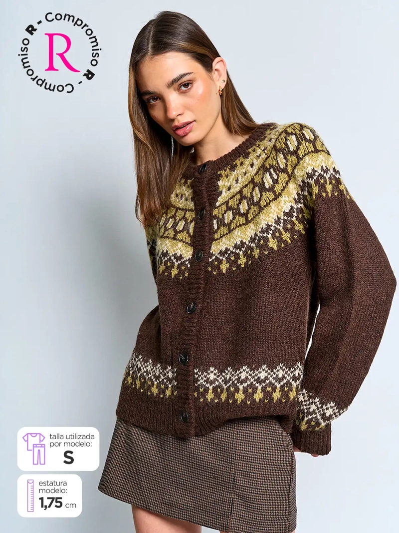 SWEATER MUJER INDEX MANGA LARGA DISEÑO - 2