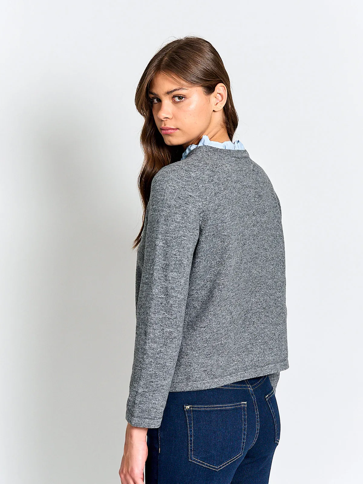 CARDIGAN MUJER CACHAREL LANA BOTONES - 2