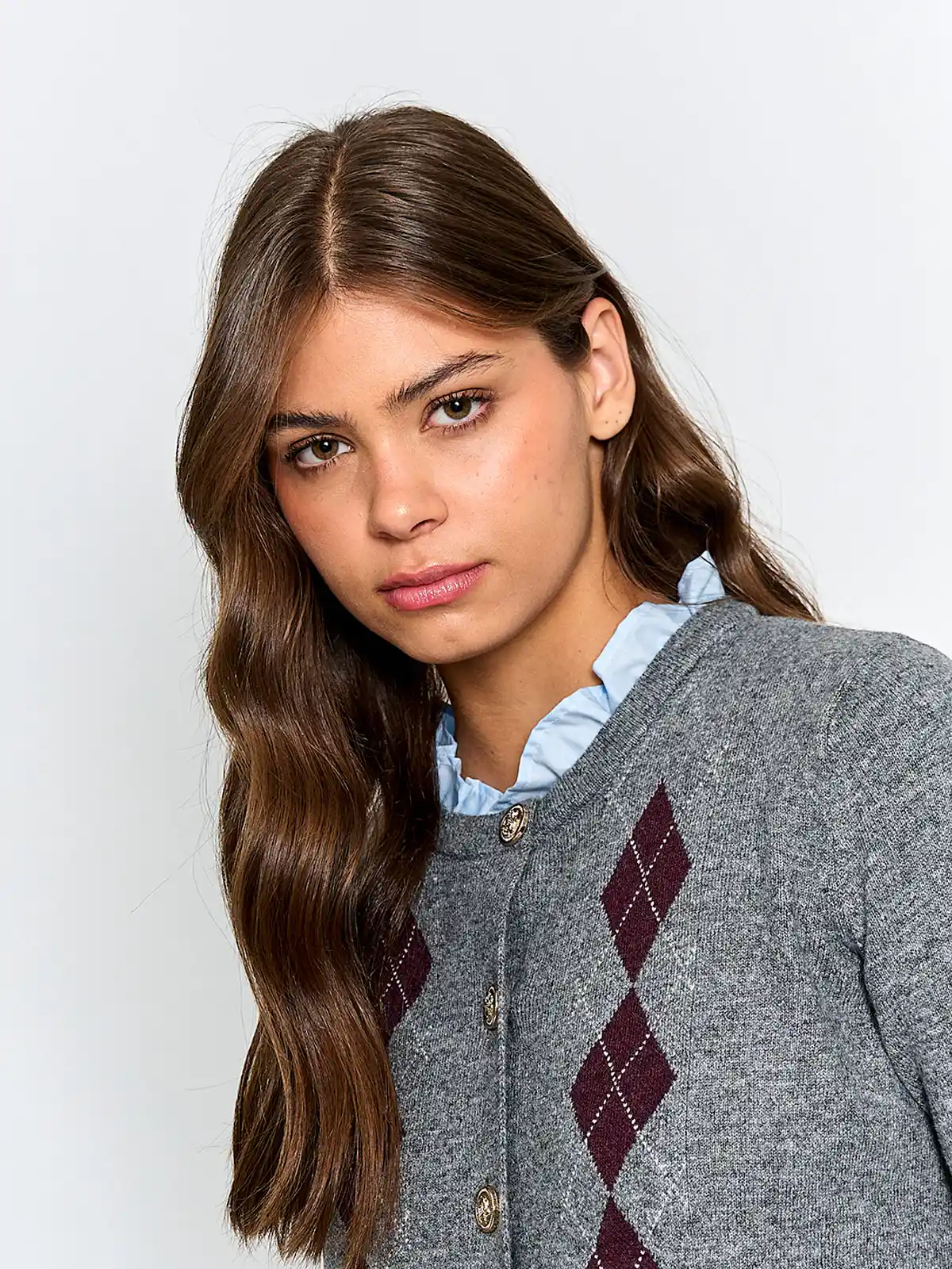 CARDIGAN MUJER CACHAREL LANA BOTONES - 3