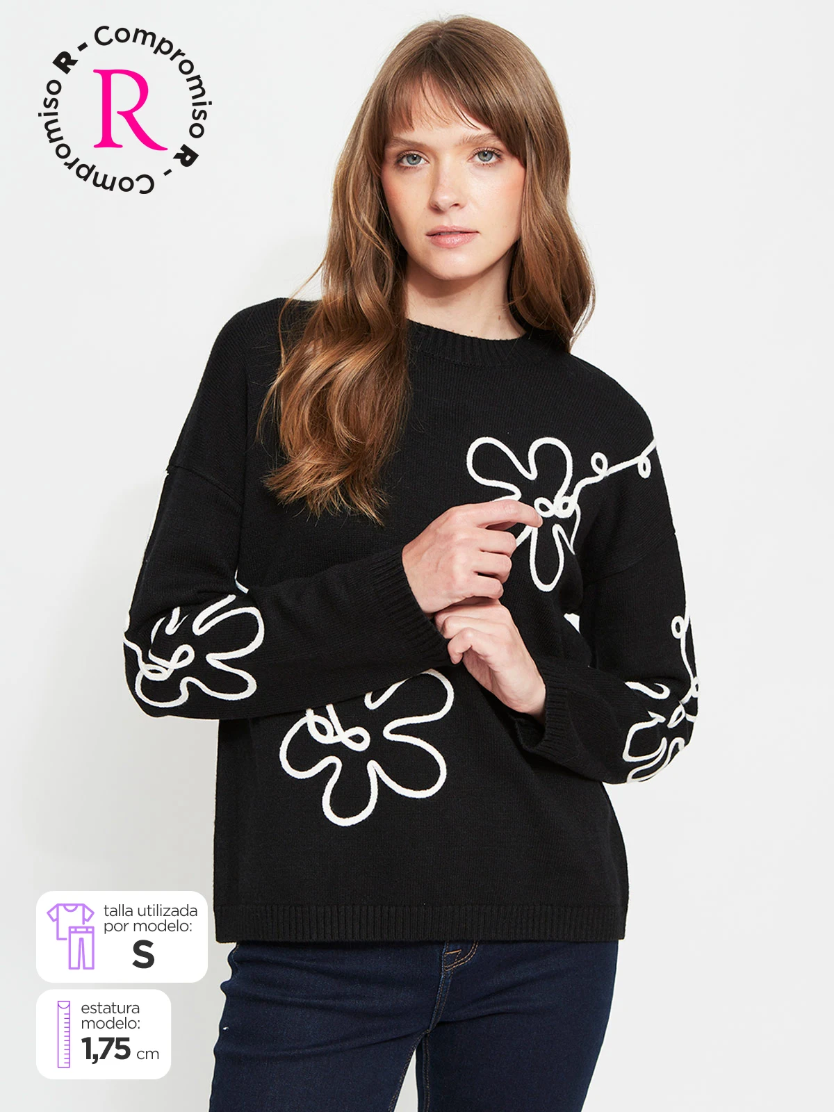 SWEATER MUJER AZIZ CORDÓN - 1