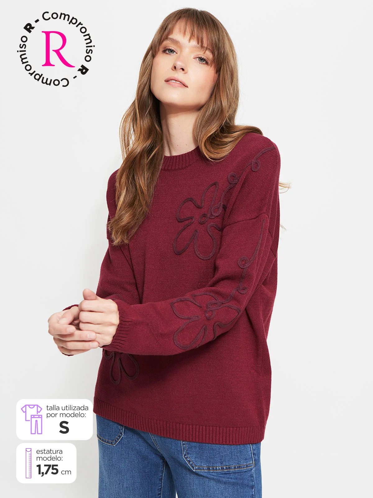 SWEATER MUJER AZIZ CORDÓN - 1