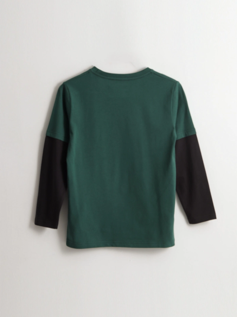 POLERA MANGA LARGA NIÑO MINECRAFT - 2