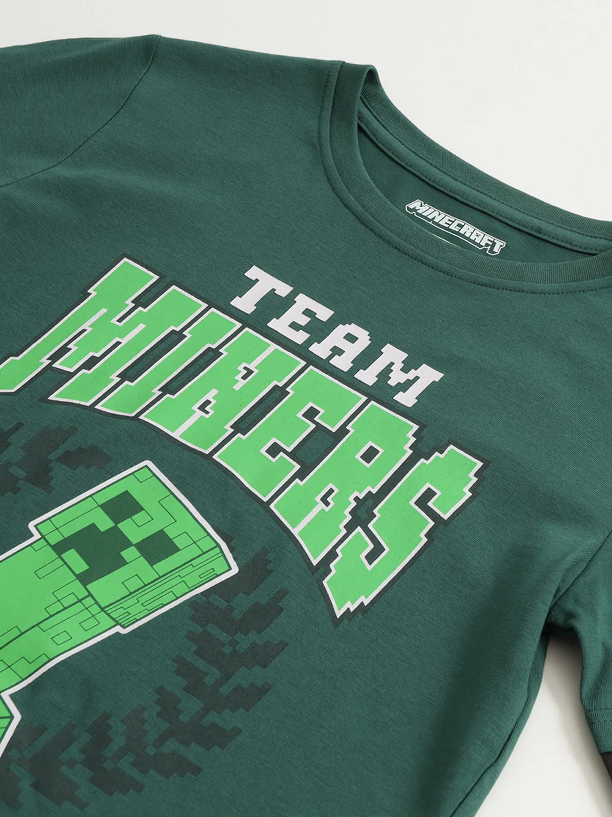POLERA MANGA LARGA NIÑO MINECRAFT - 3