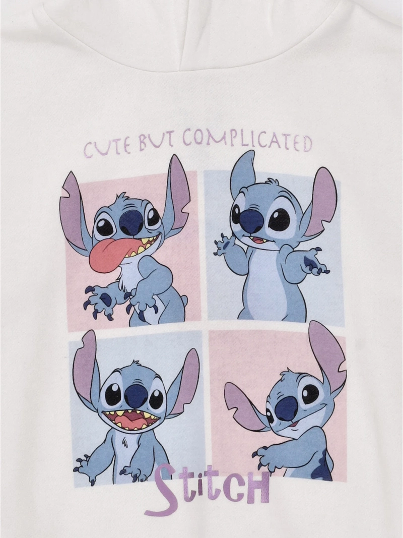 POLERÓN NIÑA DISNEY STITCH CERRADO GORRO - 3