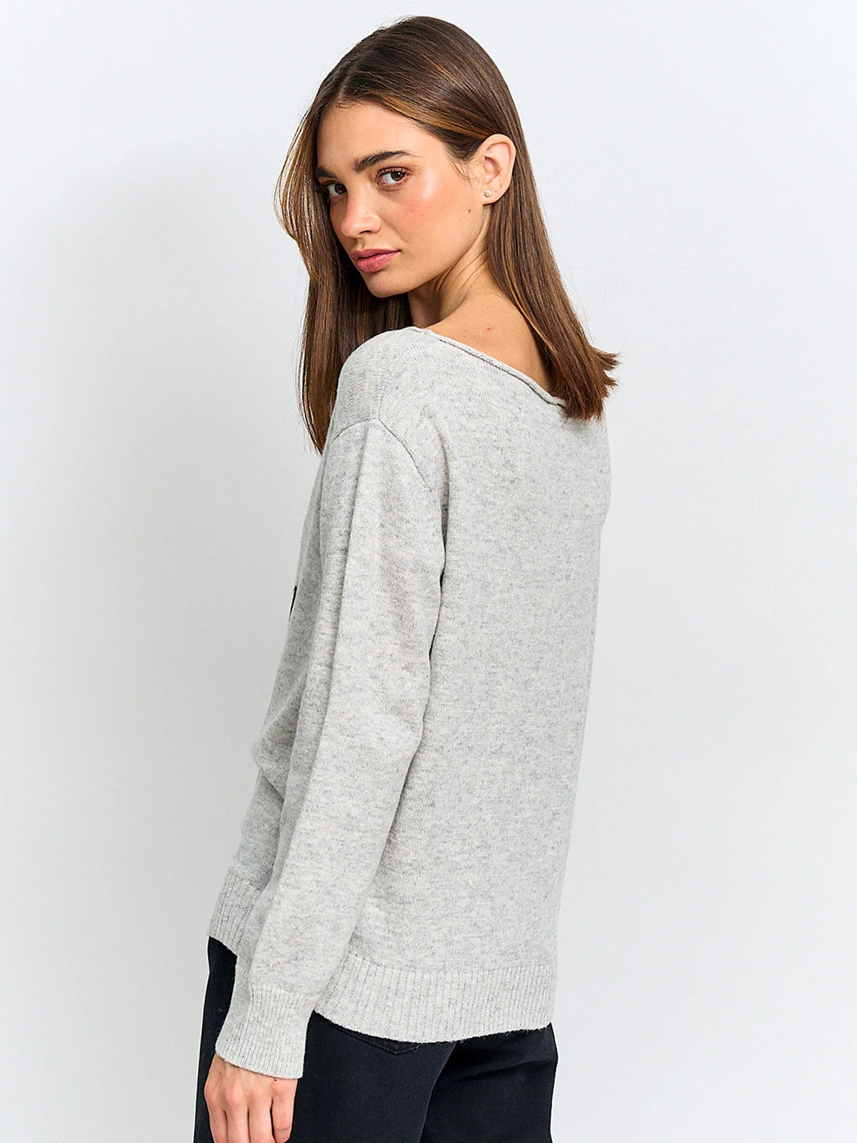 SWEATER MUJER INDEX MANGA LARGA DISEÑO - 2