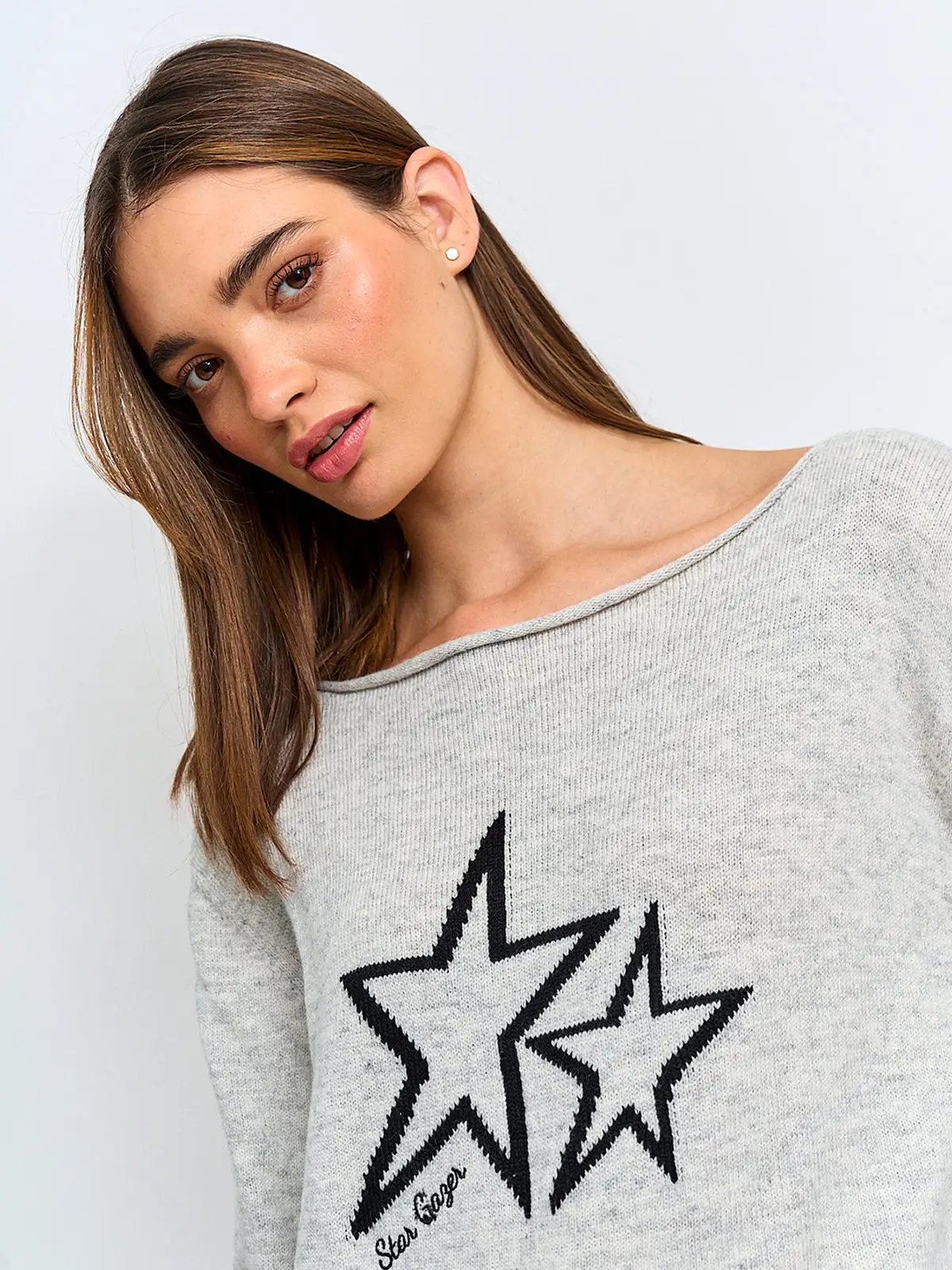 SWEATER MUJER INDEX MANGA LARGA DISEÑO - 3