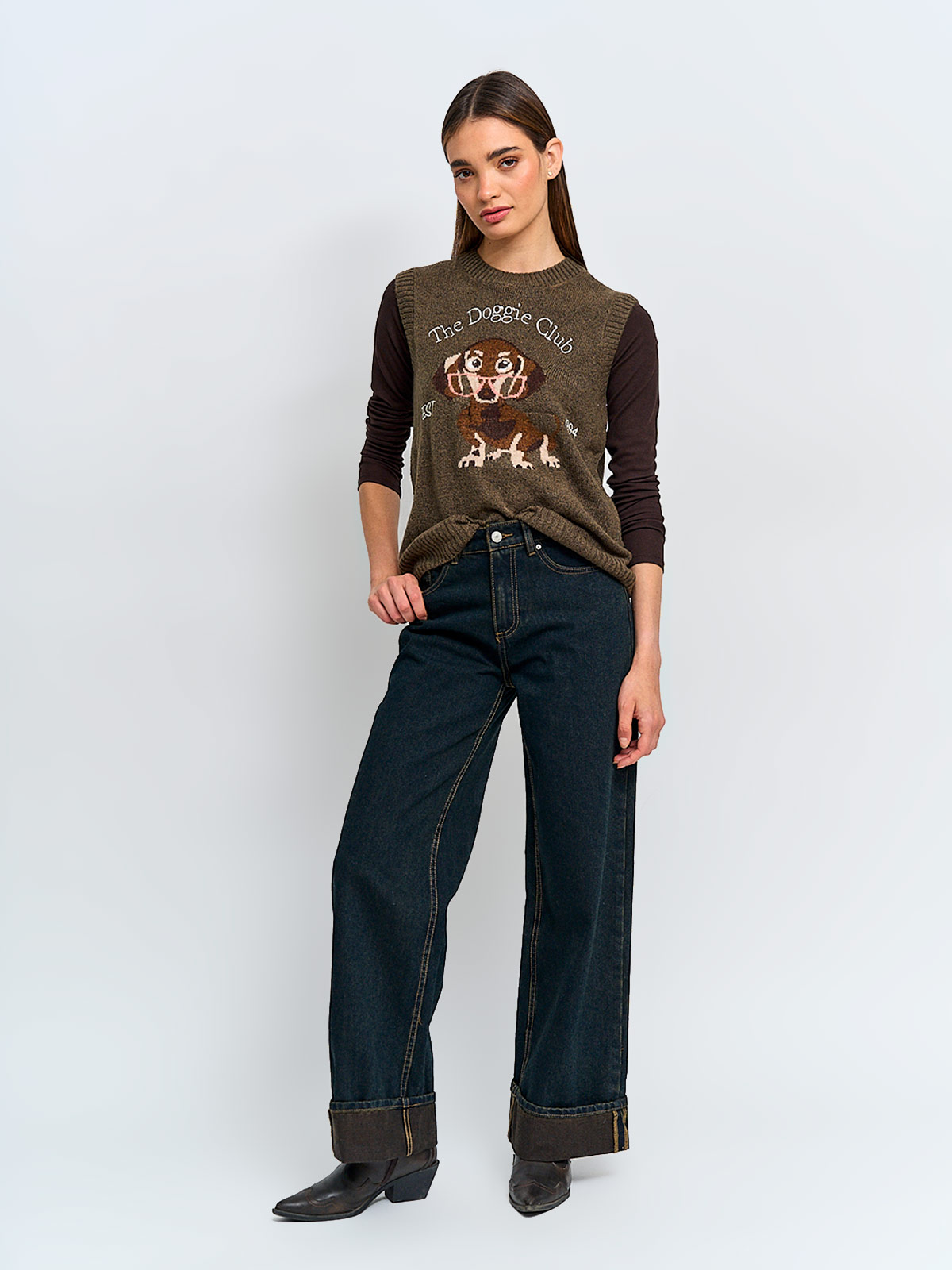 SWEATER MUJER INDEX SIN MANGAS - 5