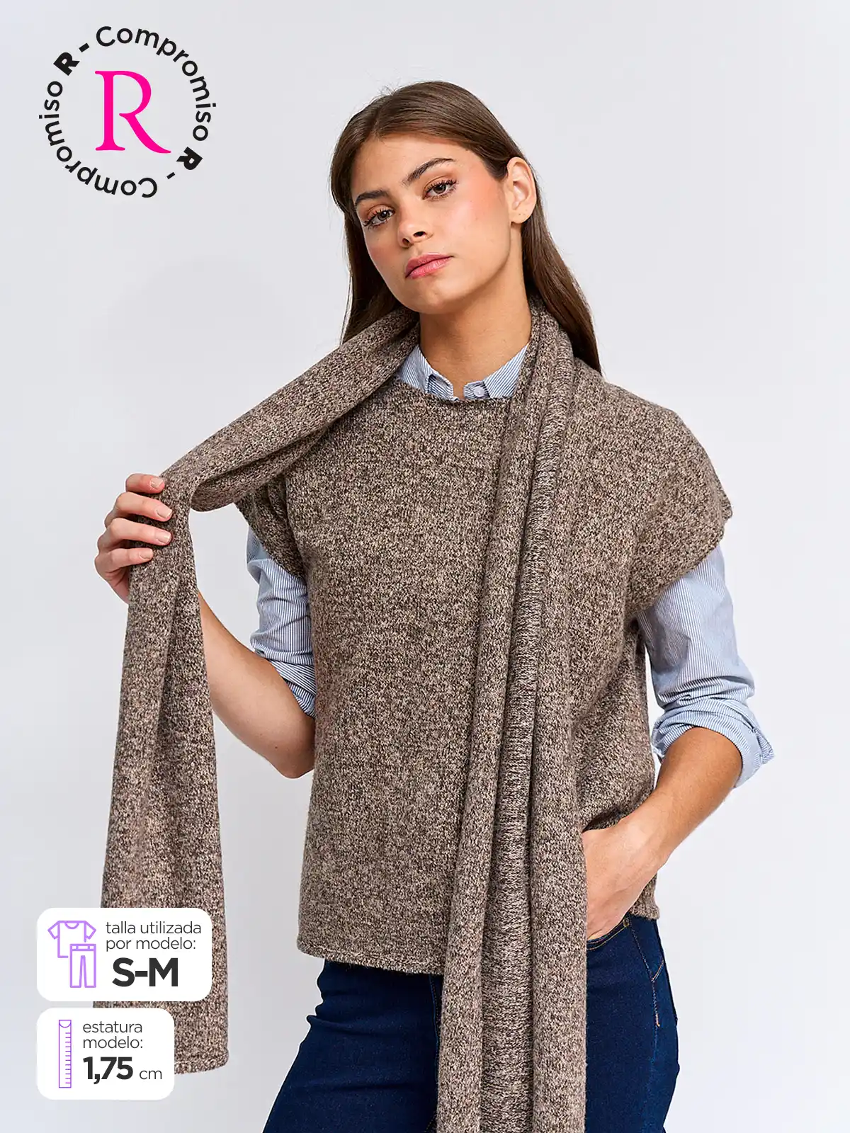 SWEATER MUJER REGATTA BUFANDA - 1