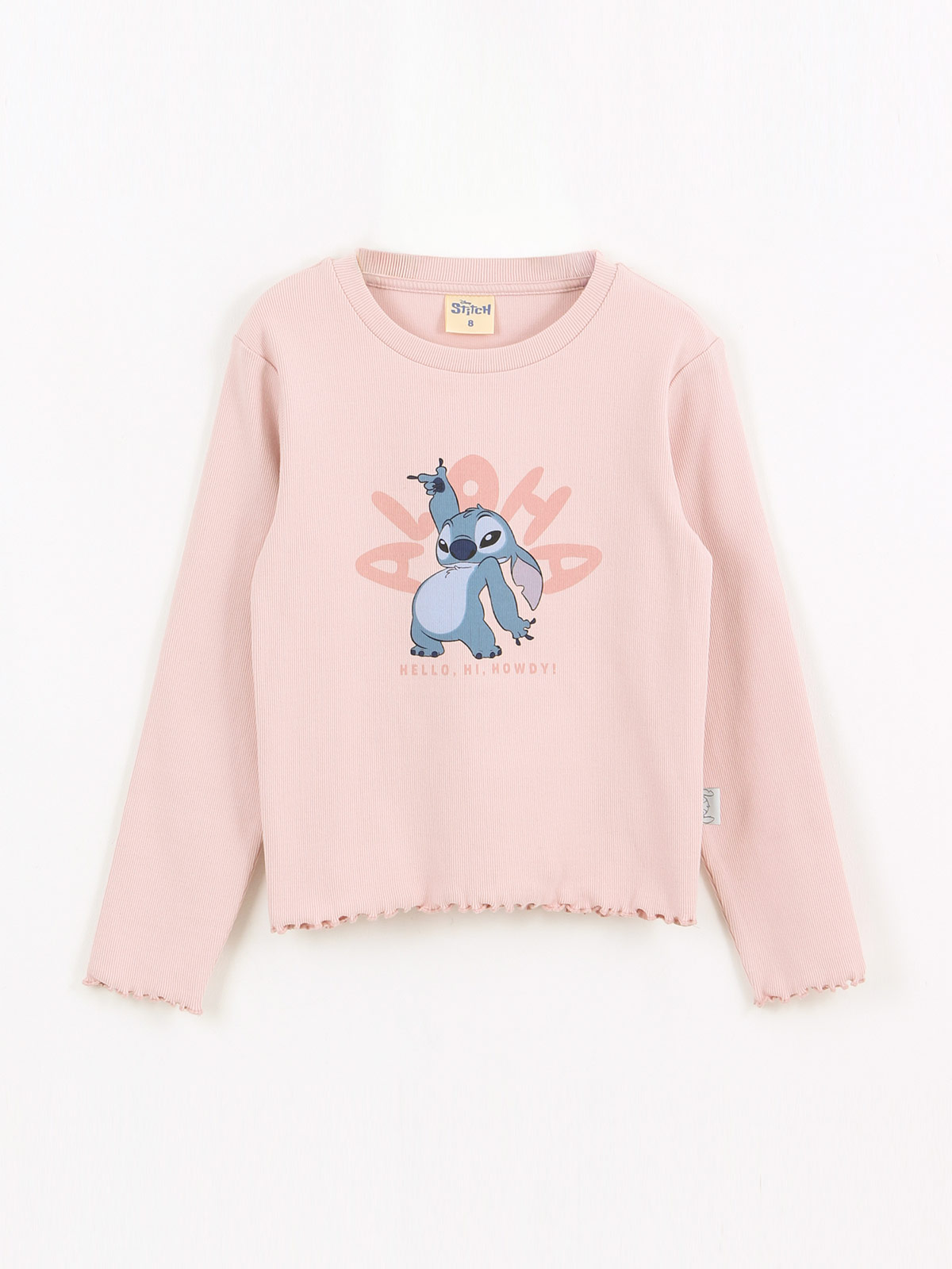 POLERA MANGA LARGA NIÑA DISNEY STITCH - 1