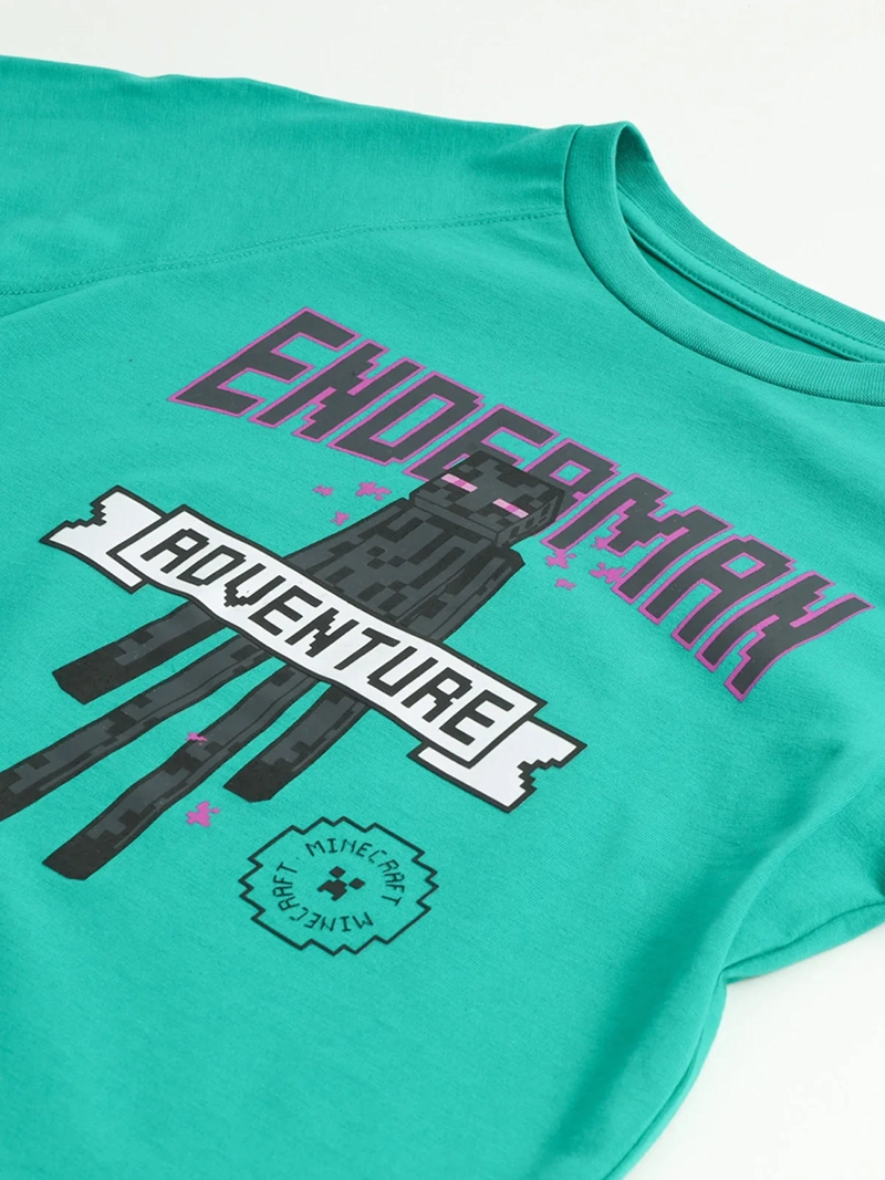POLERA MANGA LARGA NIÑO MINECRAFT - 3