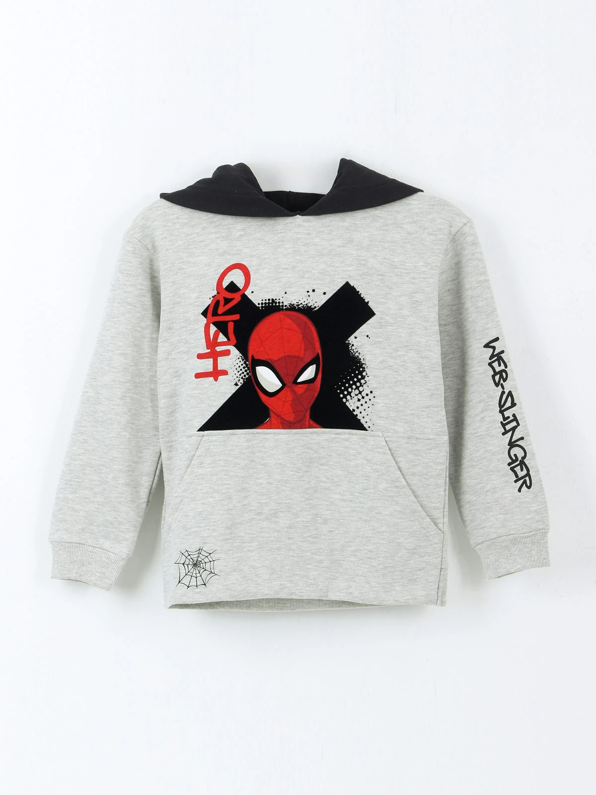 POLERÓN NIÑO MARVEL SPIDERMAN GORRO - 1
