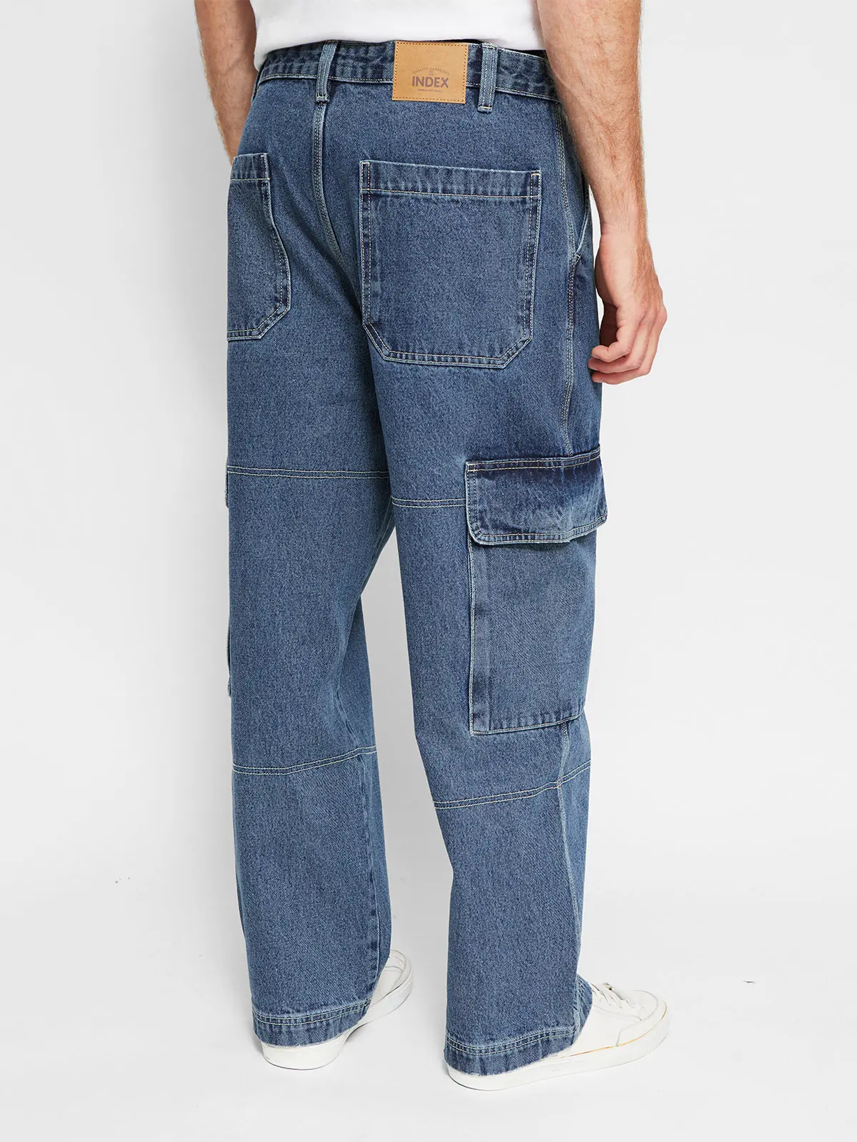 JEANS HOMBRE INDEX ALGODÓN BAGGY CARGO - 2