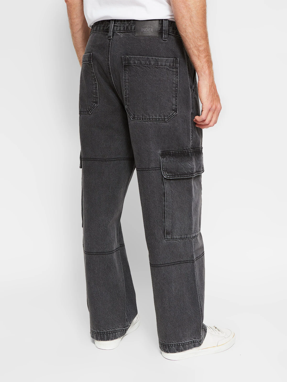 JEANS HOMBRE INDEX ALGODÓN BAGGY CARGO - 2