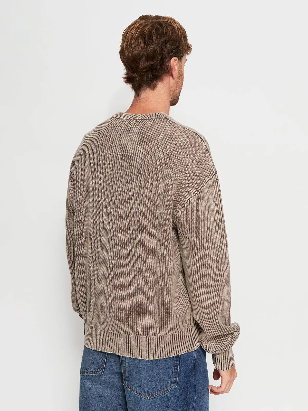 SWEATER HOMBRE INDEX ALGODÓN CUELLO REDONDO LAVADO - 2