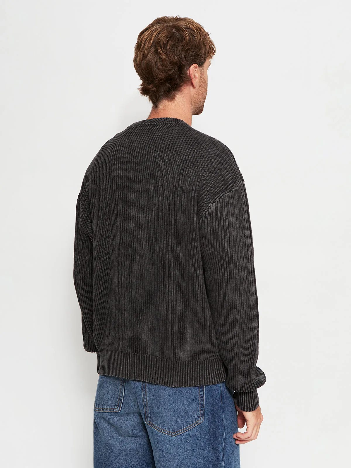 SWEATER HOMBRE INDEX ALGODÓN CUELLO REDONDO LAVADO - 2