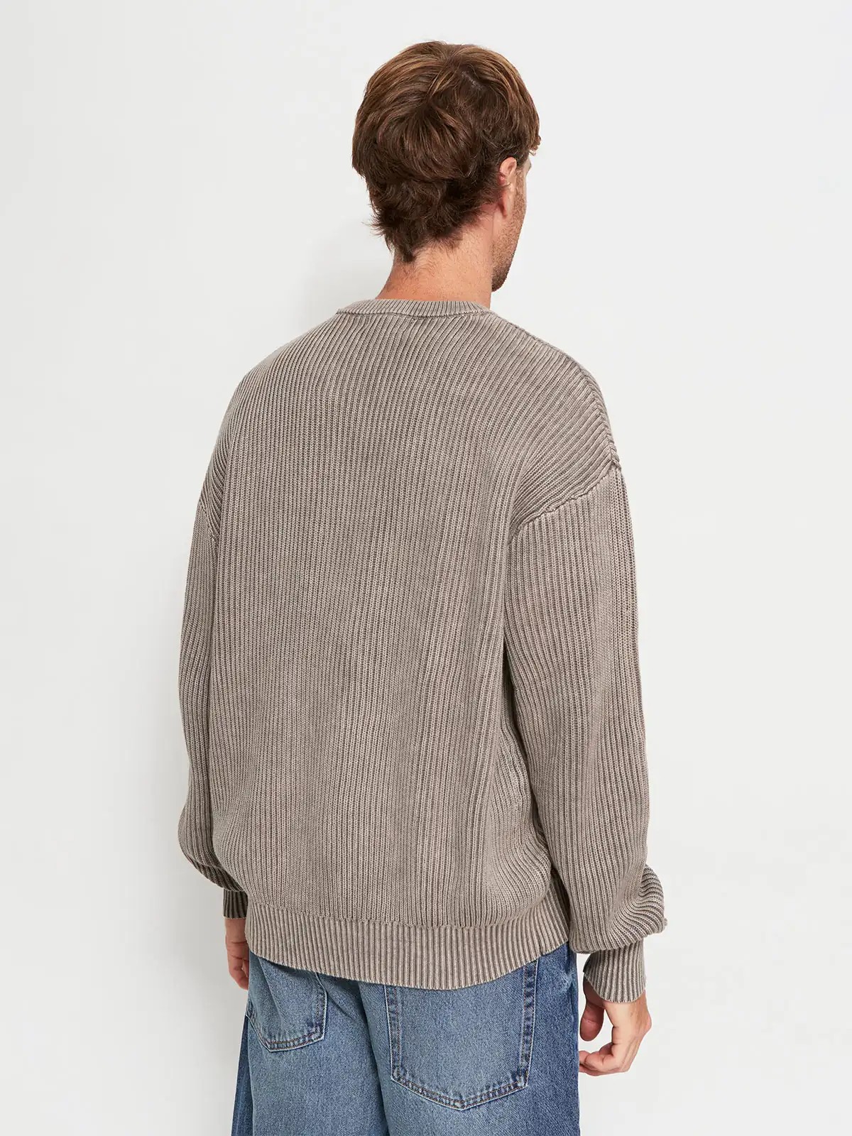 SWEATER HOMBRE INDEX ALGODÓN CUELLO REDONDO LAVADO - 2
